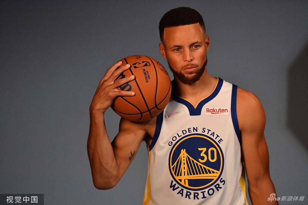 [NBA]勇士队媒体日库里汤神合体