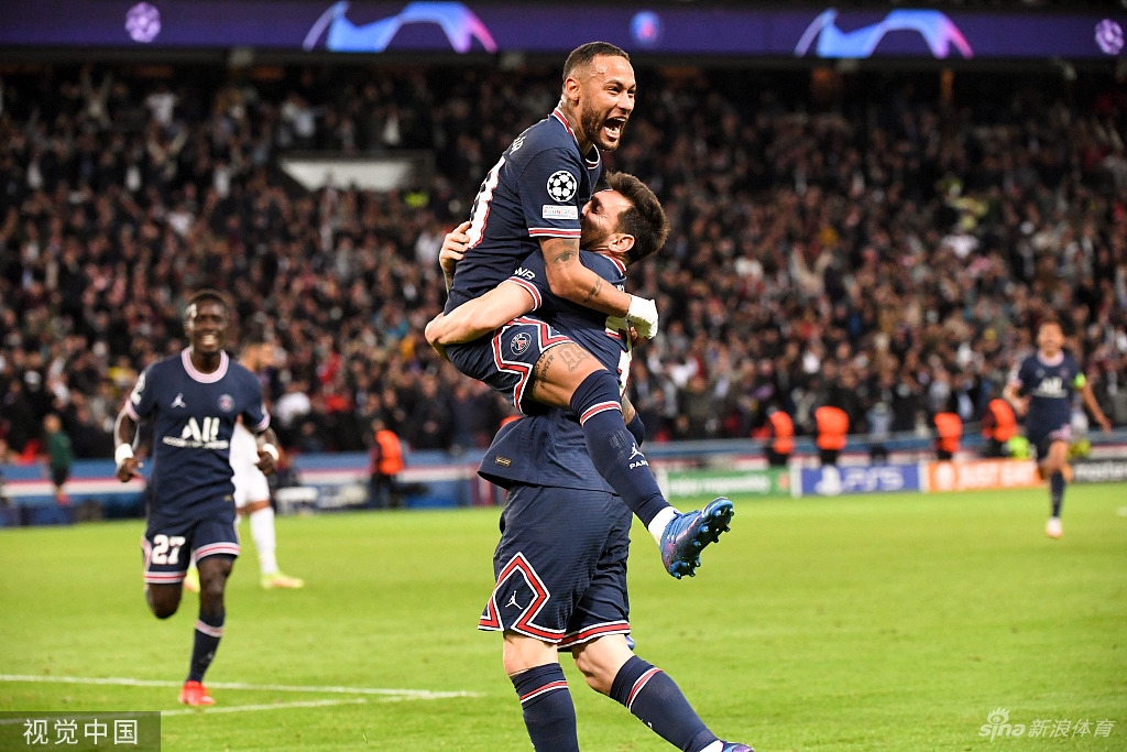 [欧冠]大巴黎2-0曼城 梅西破门