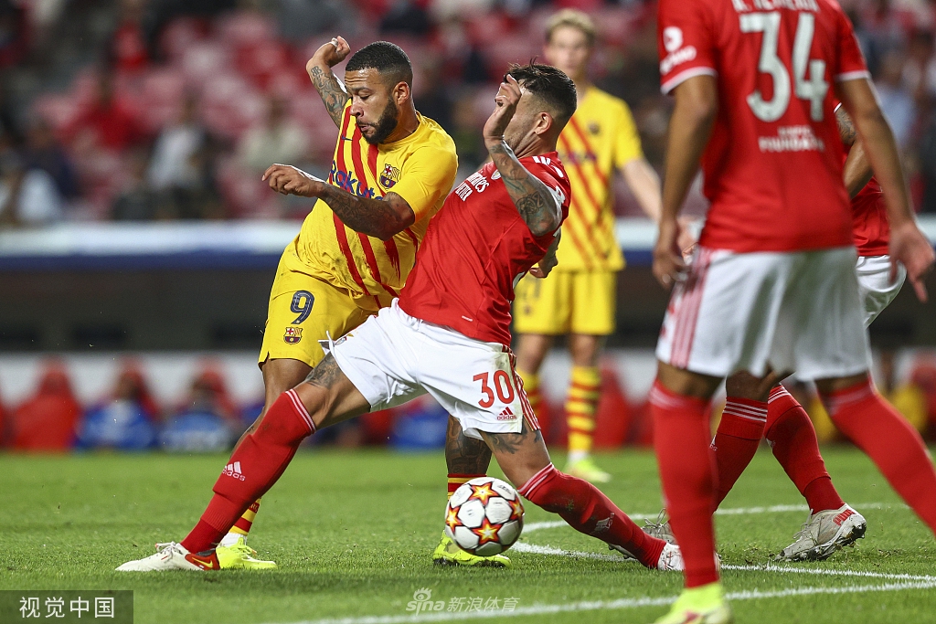 [欧冠]巴萨0-3本菲卡 小组赛遭遇连败