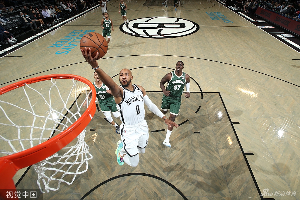 [NBA季前赛]雄鹿115-119篮网 杜兰特哈登出战