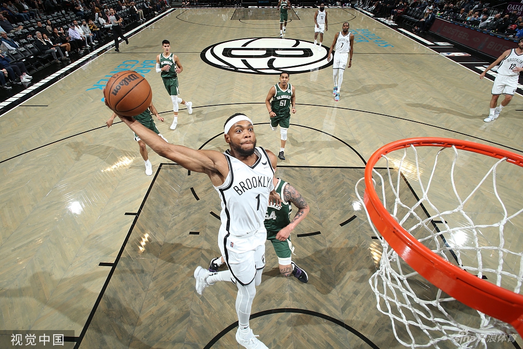 [NBA季前赛]雄鹿115-119篮网 杜兰特哈登出战