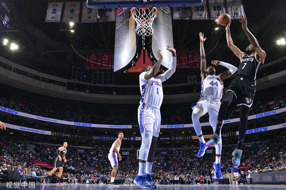 [NBA季前赛]篮网104-115负76人