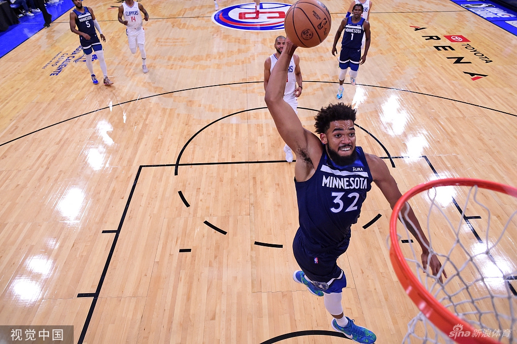 [NBA季前赛]森林狼128-100快船