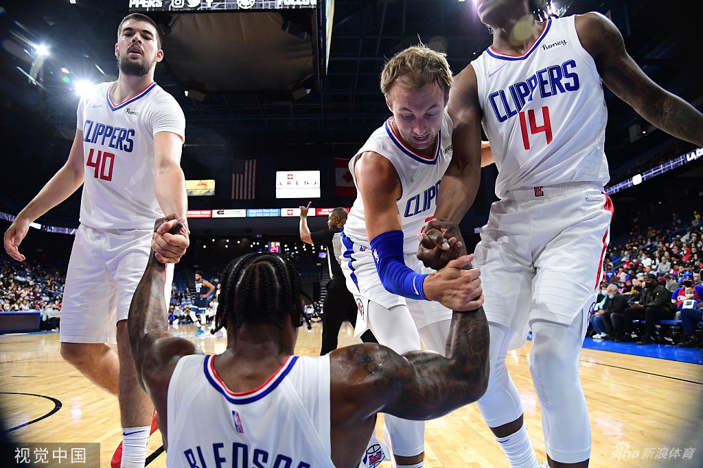 [NBA季前赛]森林狼128-100快船