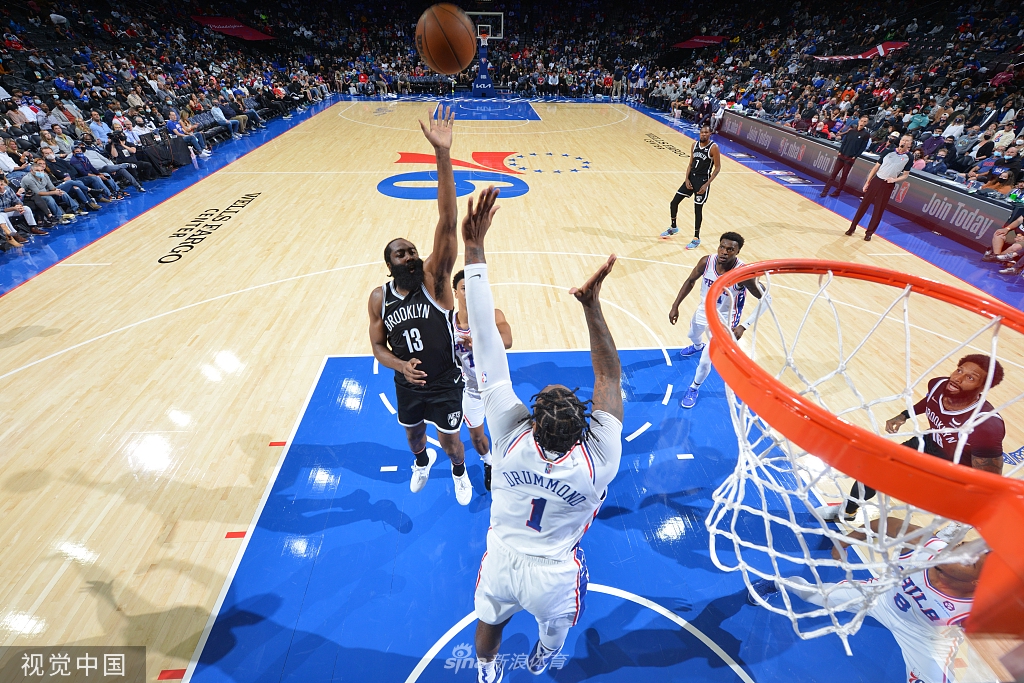 [NBA季前赛]篮网104-115负76人