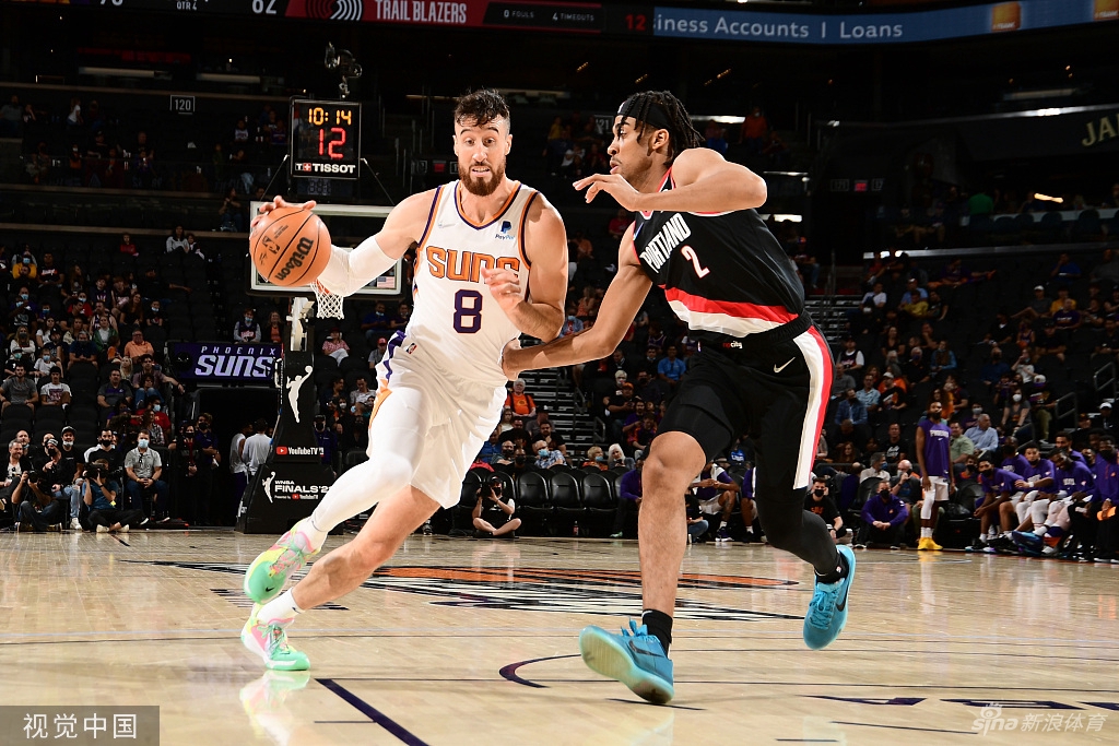 [NBA季前赛]开拓者74-119太阳