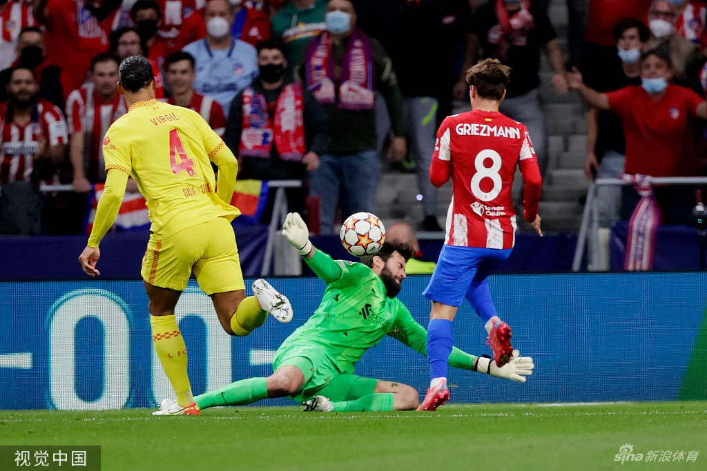 [欧冠]马竞2-3利物浦 萨拉赫两球