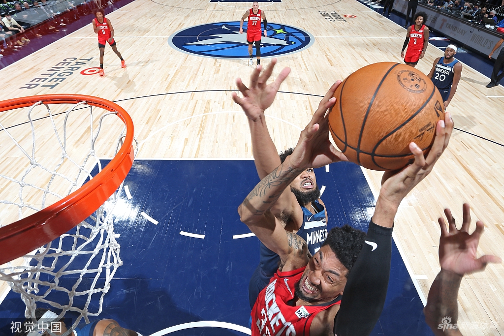 [NBA常规赛]火箭106-124森林狼