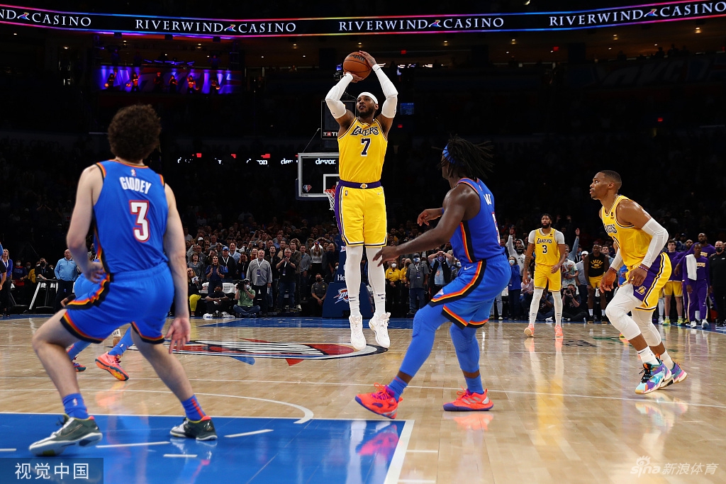 [NBA常规赛]湖人115-123雷霆