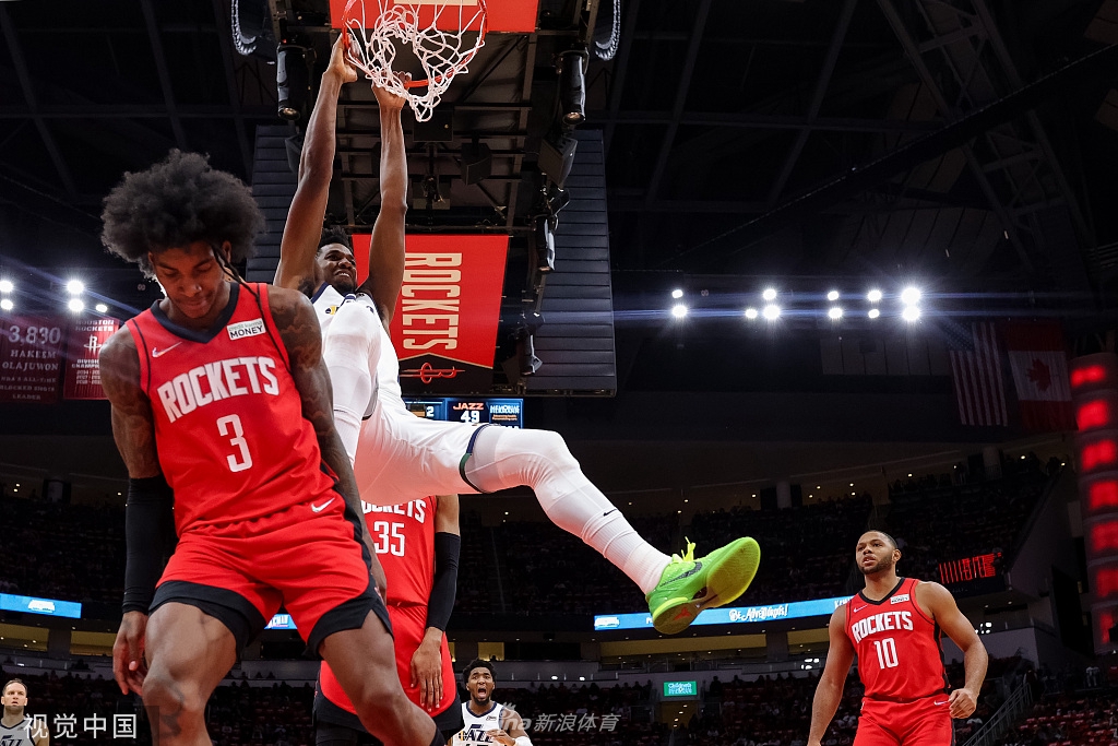 [NBA常规赛]爵士122-91火箭