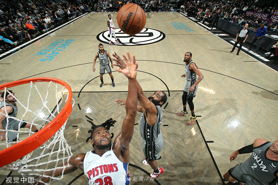 [NBA常规赛]活塞91-117篮网 杜兰特遭驱逐