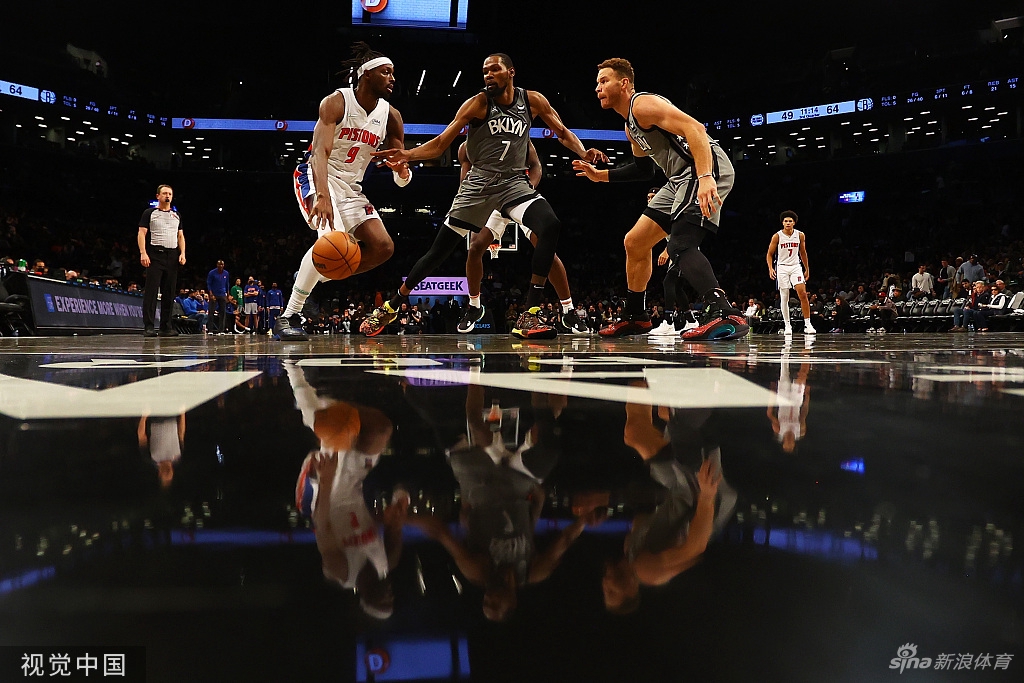 [NBA常规赛]活塞91-117篮网 杜兰特遭驱逐