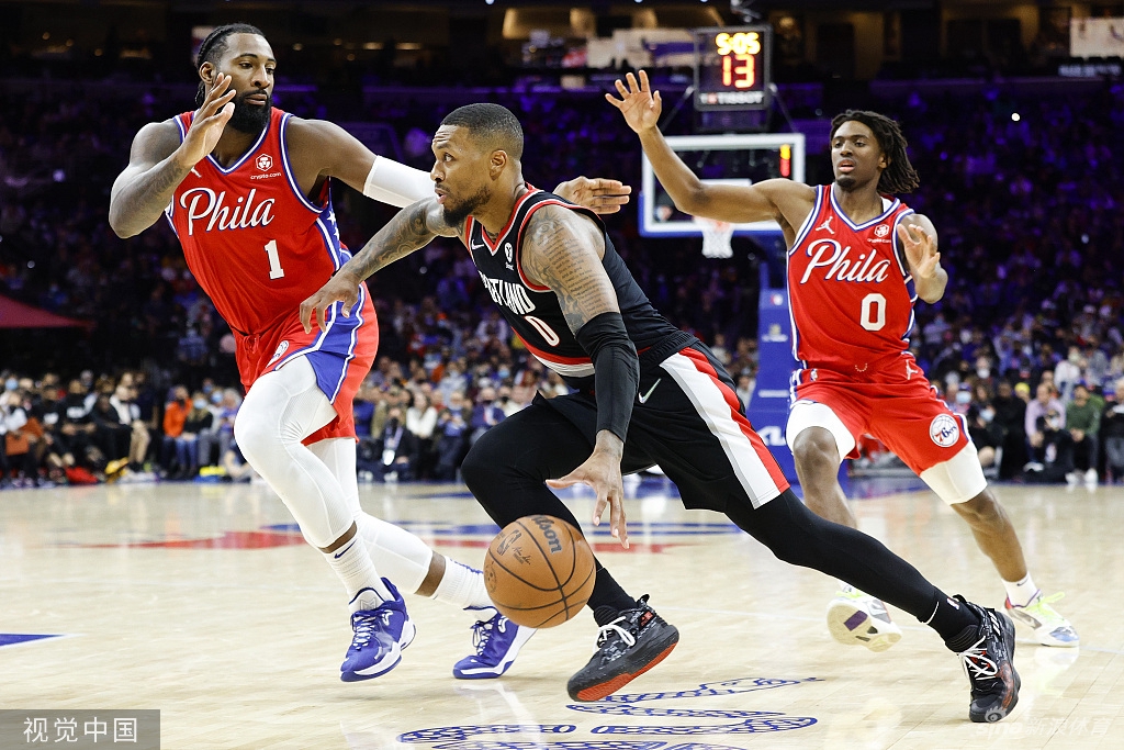 [NBA常规赛]开拓者103-113负76人