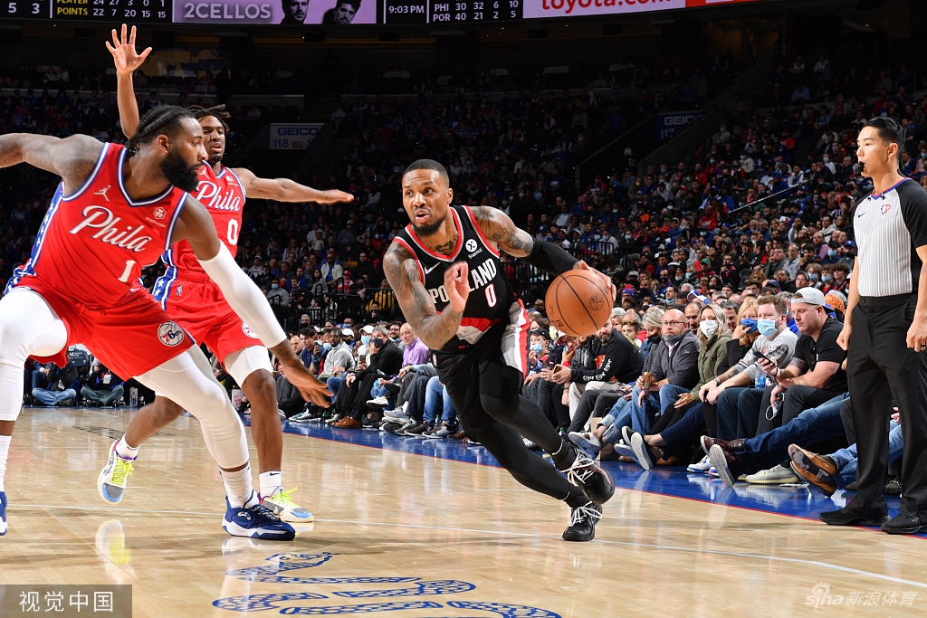 [NBA常规赛]开拓者103-113负76人