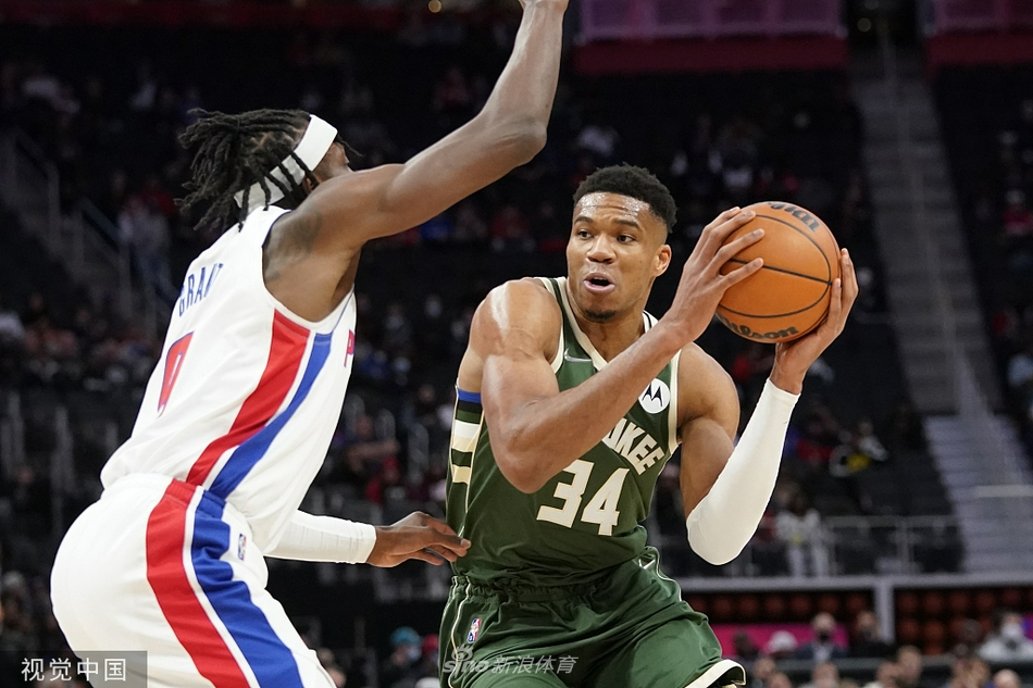 [NBA常规赛]雄鹿117-89活塞