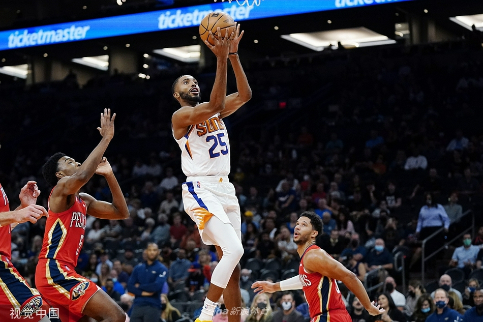 [NBA常规赛]鹈鹕100-112太阳