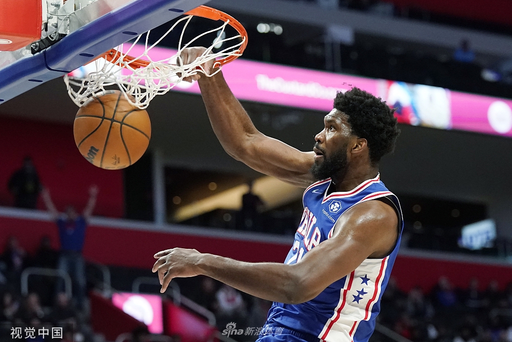 [NBA常规赛]76人109-98活塞