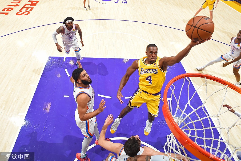 [NBA]雷霆107-104湖人 浓眉两双詹姆斯休战