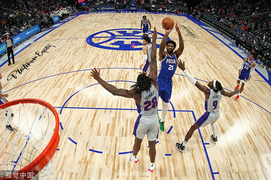 [NBA常规赛]76人109-98活塞