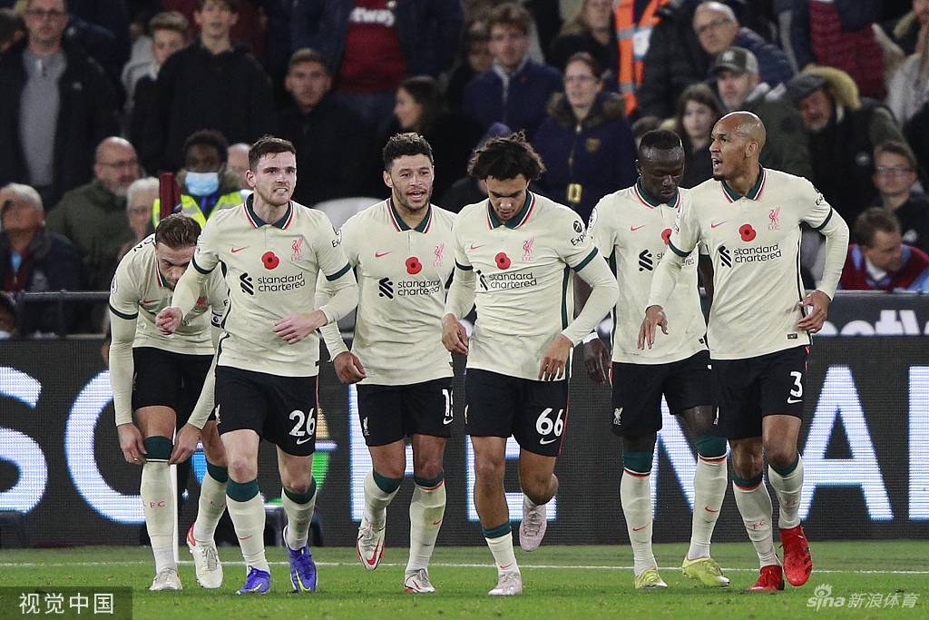 [英超]利物浦客场2-3西汉姆 阿利松自摆乌龙