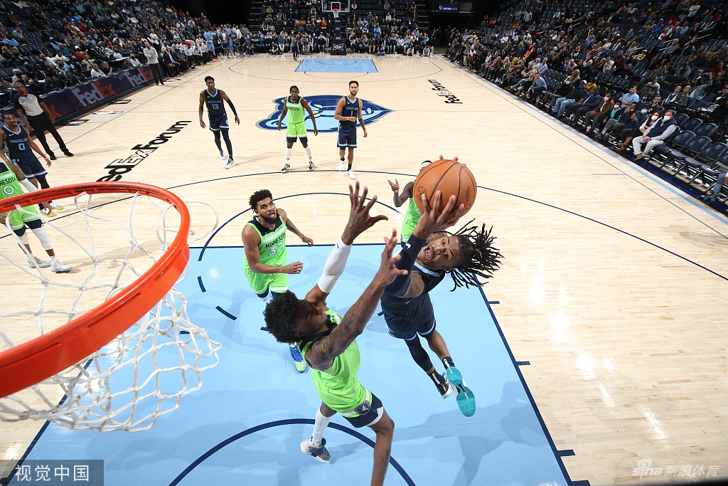 [NBA常规赛]森林狼118-125灰熊