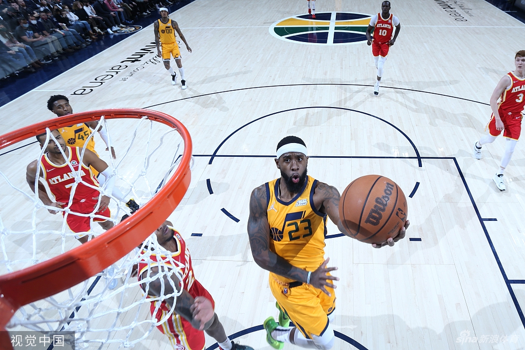 [NBA常规赛]老鹰98-110爵士