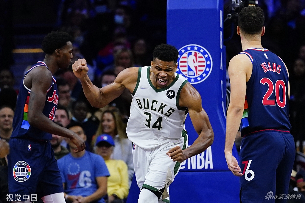 [NBA]雄鹿118-109费城76人