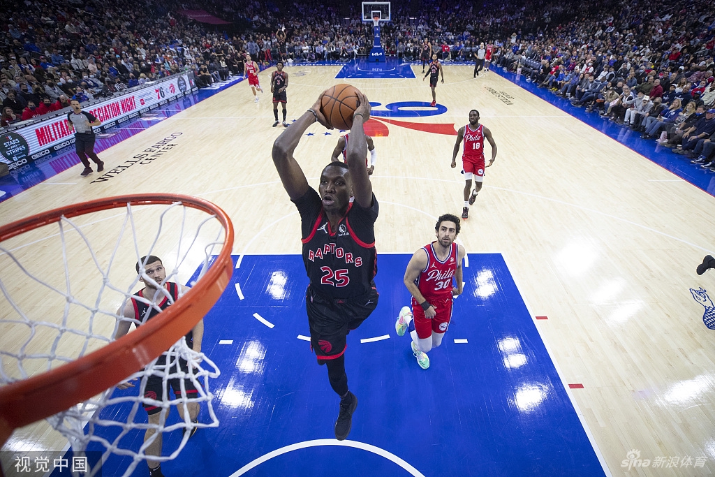 [NBA常规赛]猛龙115-109胜76人