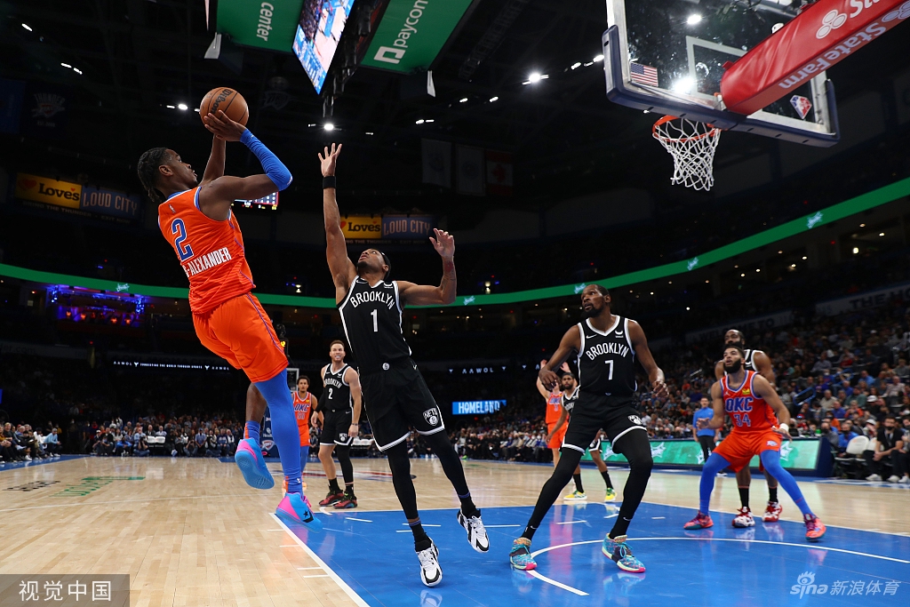 [NBA常规赛]篮网120-96雷霆