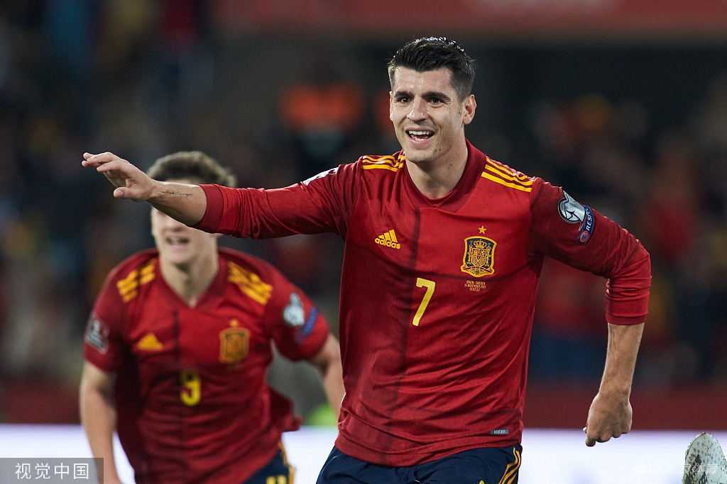 [世预赛]莫拉塔绝杀西班牙1-0瑞典 晋级世界杯