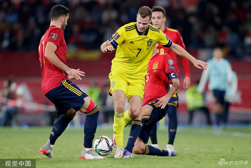 [世预赛]莫拉塔绝杀西班牙1-0瑞典 晋级世界杯