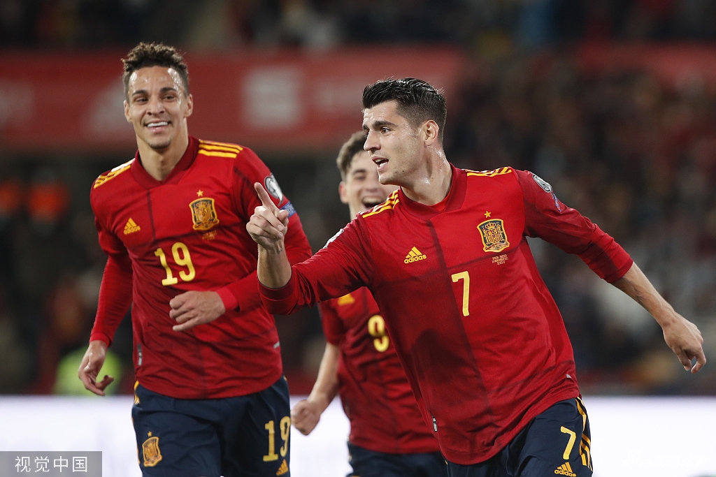 [世预赛]莫拉塔绝杀西班牙1-0瑞典 晋级世界杯