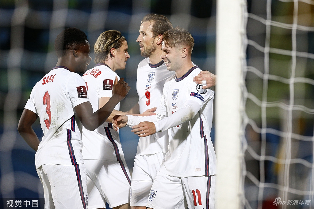 [世预赛]英格兰10-0晋级世界杯 凯恩大四喜
