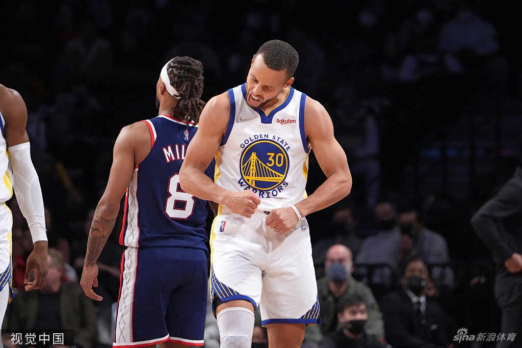 [NBA]勇士117-99篮网 库里37分力压KD哈登