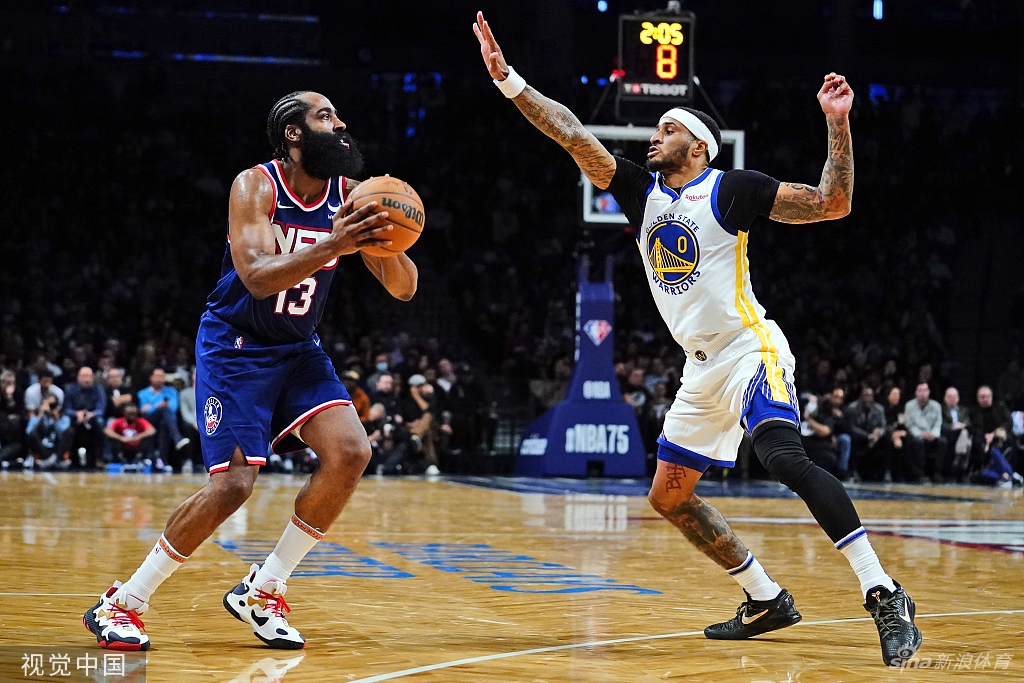 [NBA]勇士117-99篮网 库里37分力压KD哈登