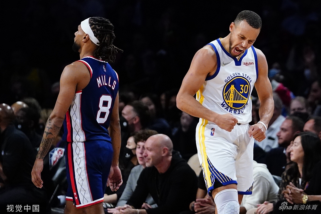 [NBA]勇士117-99篮网 库里37分力压KD哈登