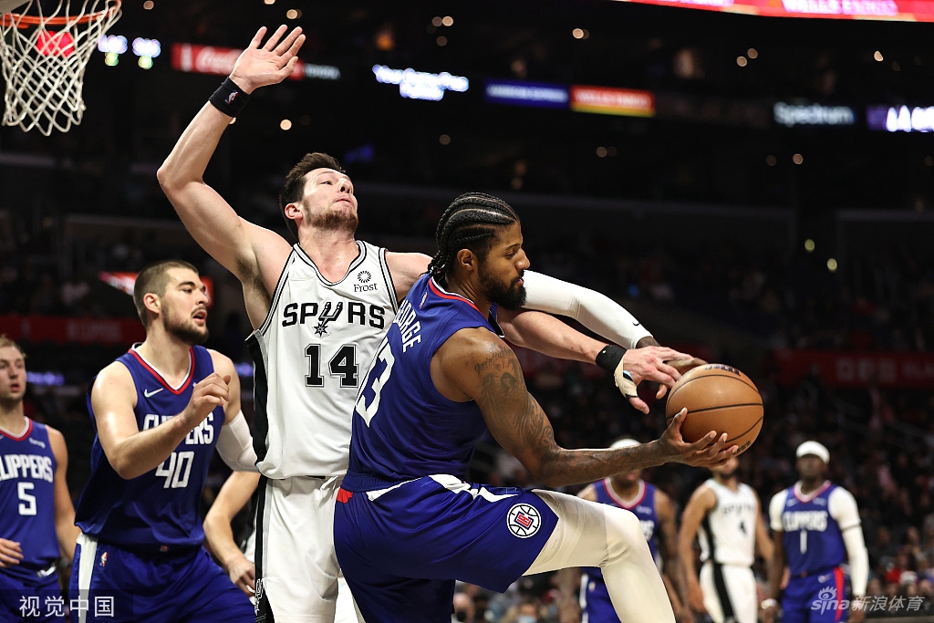 [NBA常规赛]马刺92-106快船