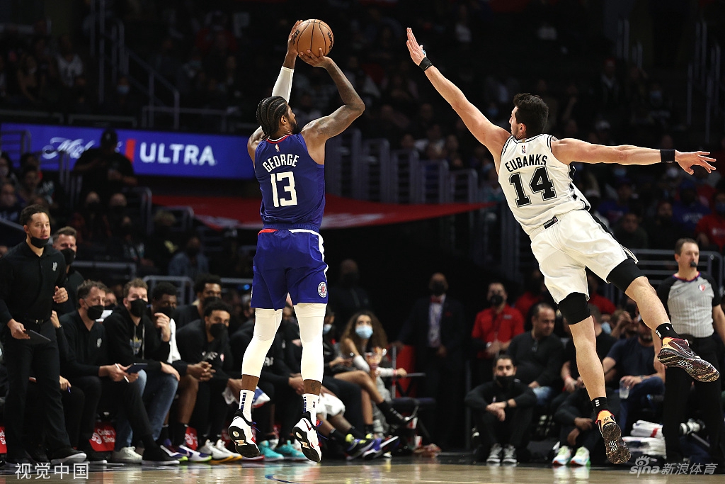 [NBA常规赛]马刺92-106快船