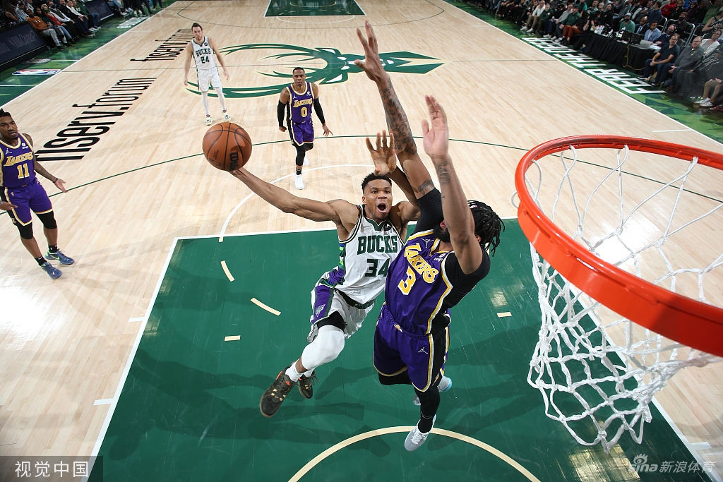 [NBA常规赛]湖人102-109雄鹿