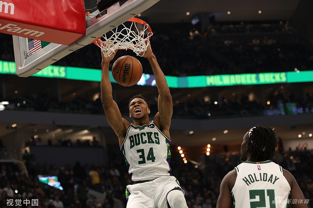 [NBA常规赛]湖人102-109雄鹿