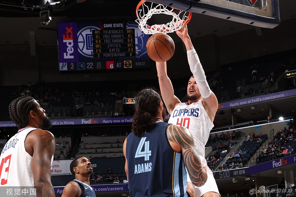 [NBA常规赛]快船108-120灰熊