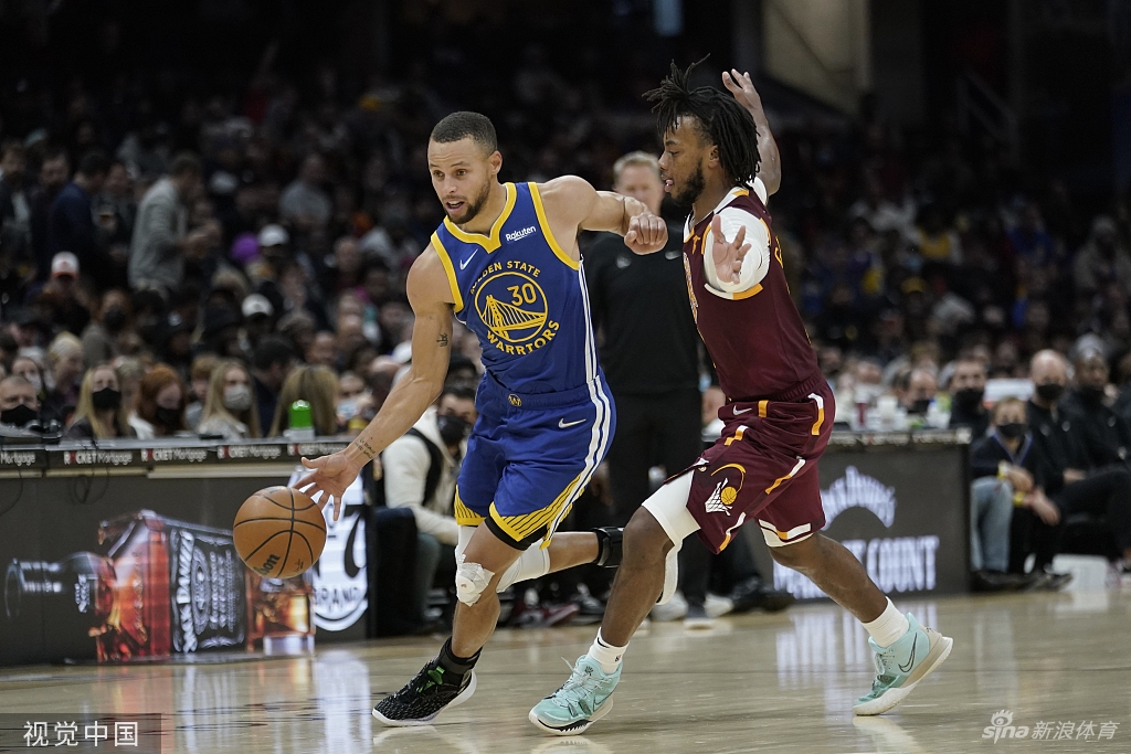 [NBA]勇士104-89骑士 库里9三分砍40分