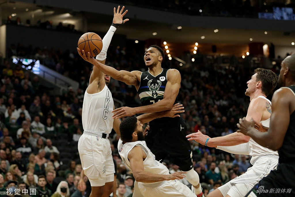 [NBA常规赛]雷霆89-96雄鹿