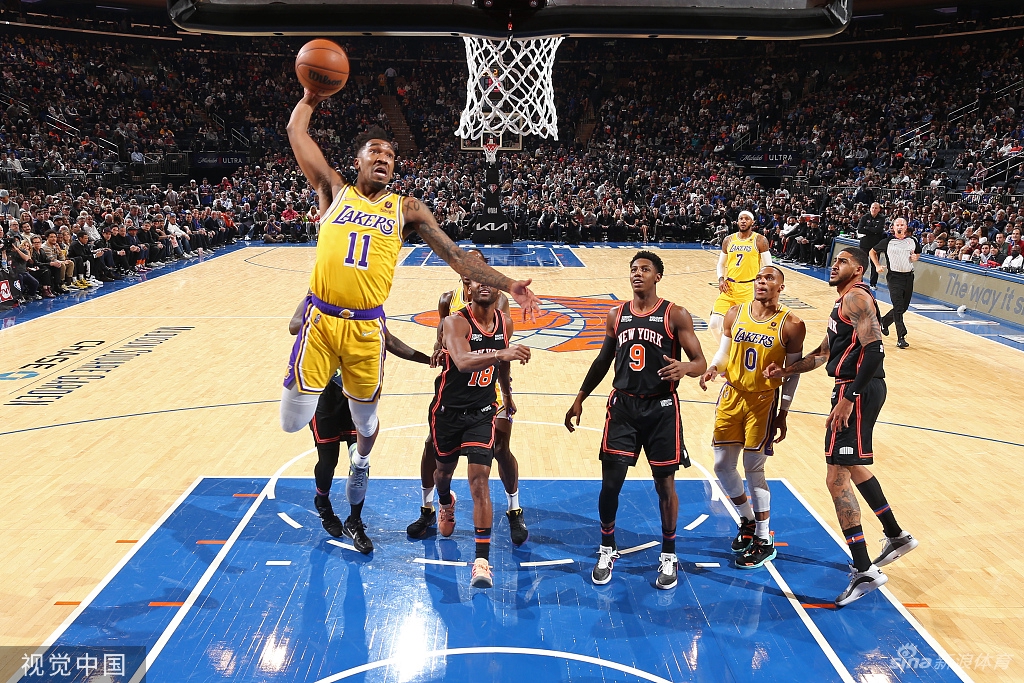 [NBA常规赛]湖人100-106尼克斯