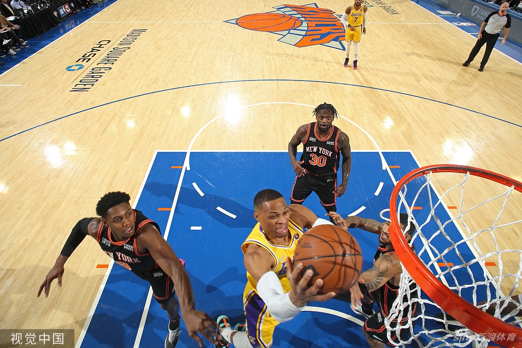 [NBA常规赛]湖人100-106尼克斯