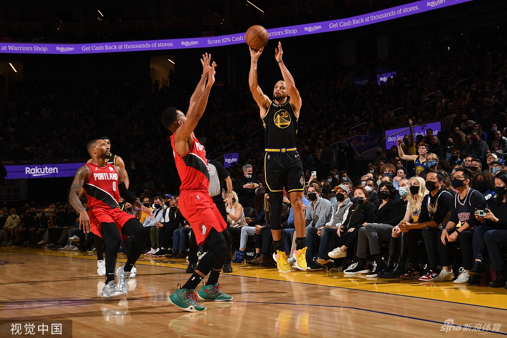 [NBA常规赛]开拓者103-118勇士