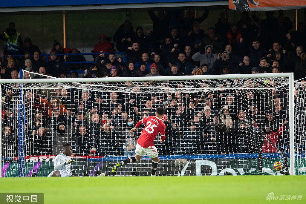 [英超]切尔西1-1曼联 桑乔若日尼奥进球