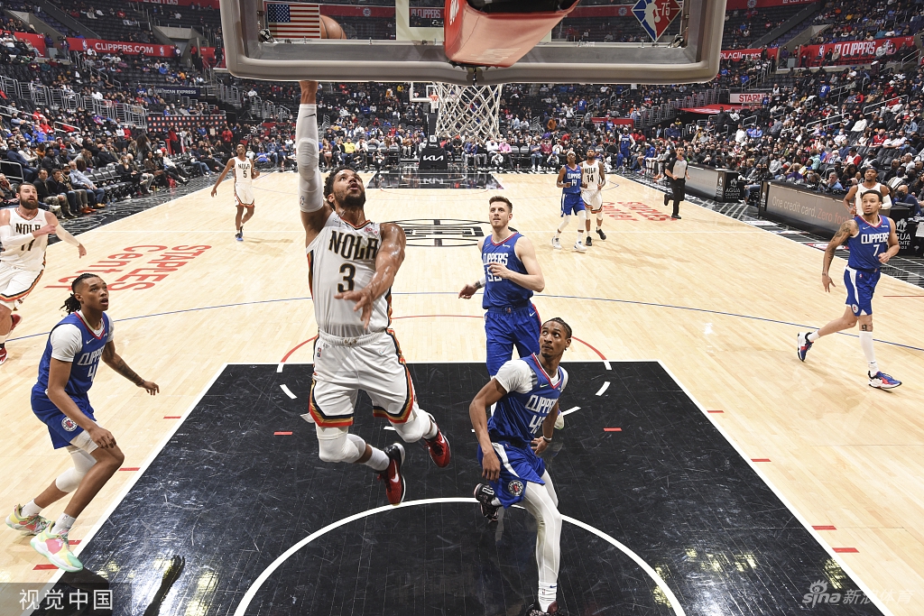 [NBA常规赛]鹈鹕123-104快船