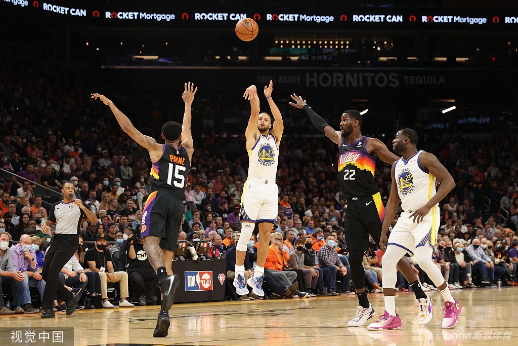 [NBA常规赛]勇士96-104太阳