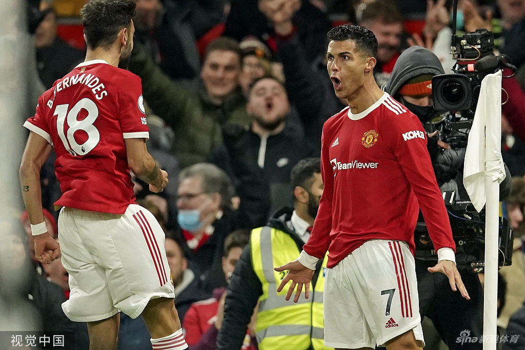 [英超]曼联3-2阿森纳 C罗梅开二度